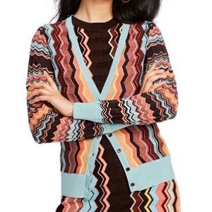 Missoni Target Zig Zag V-Neck Cardigan Sweater